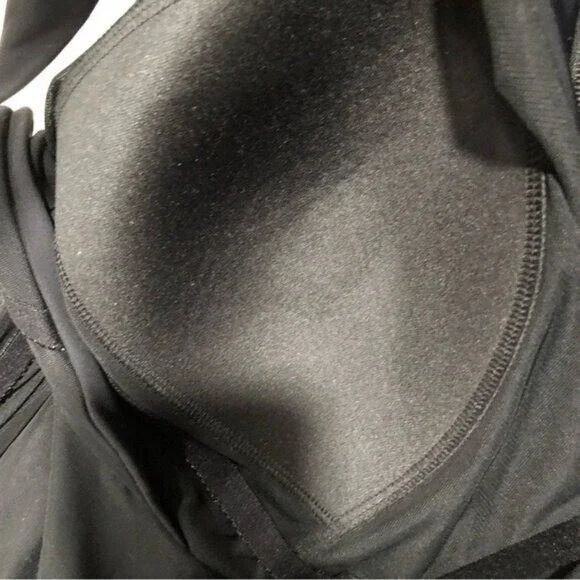 Boden Women Black Halter Ruched Tummy Friendly One Piece Swimsuit | Size 8 - Picture 10 of 15